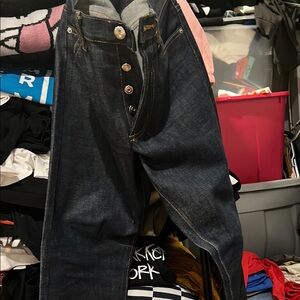 APC Japanese Selvedge Denim Jeans with Button Fly